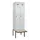locker met bank,voor scheiding van kleding,HxBxD 2120x600x815mm,2vak