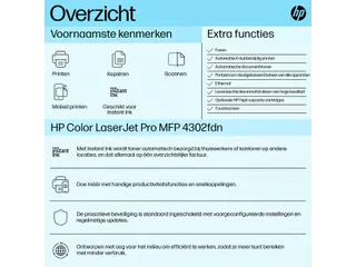 Multifunctional Laserprinter HP Color LaserJet 4302fdn - 6