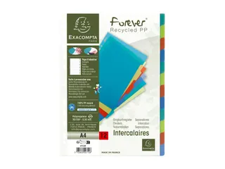 Tabbladen Exacompta A4 11-Gaats Forever 12-Delig Assorti Pp - 11