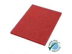 Wecoline Squarepad Scrub Full Cycle Rood 35x50cm 5 Stuks