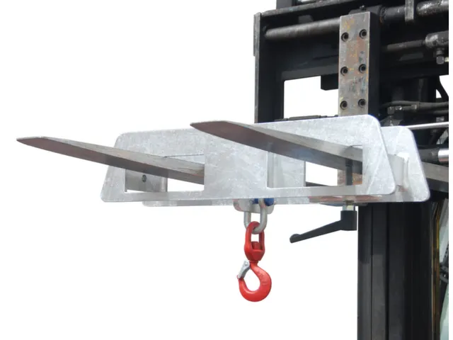 Laadhaak 2vorken Draagvermogen 1.5t Verzinkt