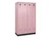 locker voor scheiding van kleding,HxBxD 1950x1200x500mm,4vak