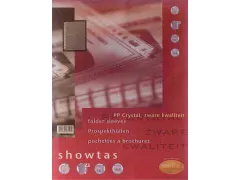 geperforeerde showtas A4 23-gaats, glashelder