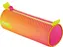 Maped Etui rond met nylon rits NEON kleuren oranje/roze