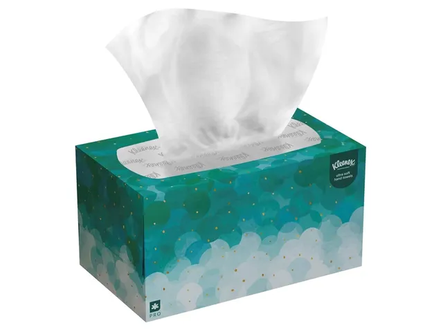 Handdoek Kleenex Ultra Popup 1-laags 70 vel wit 6088