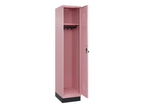 locker,HxBxD 1950x400x500mm,1vak,vak B 400mm,draaigrendel,sokkel