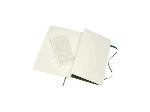 Notitieboek Moleskine large 130x210mm lijn soft cover myrtle green