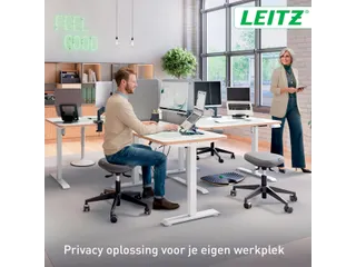 Bureauscherm Leitz in hoogte verstelbaar 70x60cm - 14