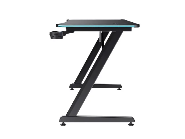 GXT 709 LUMINUS RGB-led Gaming Desk Zwart 120x60x74cm