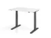 Bureau assis-debout électrique 700-1200x1200x800mm blanc/graphite