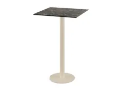 statafel,HxBxD 1090x700x700mm,rechthoekig,schotelvoet zandkleuren