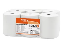 Handdoekrol Celtex Save 2-laags wit 130 meter krimp a 6 rol