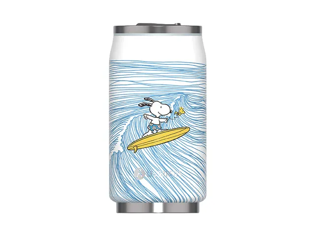 Canette Isotherme Les Artistes Paris boîte 280ml Surfing Snoopy avec