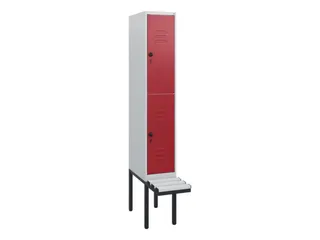 Dubbeldekse dekenkist,HxBxD 1950x300x815mm,1x2vak.,vak B 300mm - 1