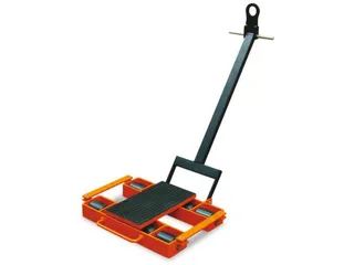 Onderwagen 6000kg Steunplaat Lxb 400x220mm 8 Nylon Wielen Zwenkbaar - 1