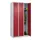 locker,HxBxD 1850x900x500mm,3vak,vak B 300mm,cil.-slot,staand op vloer