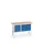 werkbank,HxBxD 830-930x1500x600mm,multiplexblad,uitrusting: 3laden