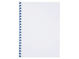 Bindrug GBC 10mm 21-rings A4 blauw 100stuks - 1