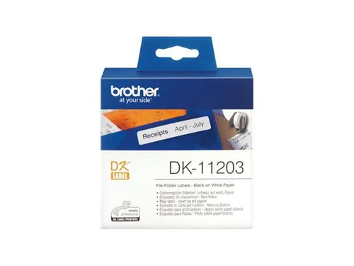 Etiket Brother DK-11203 17x87mm archivering 300stuks