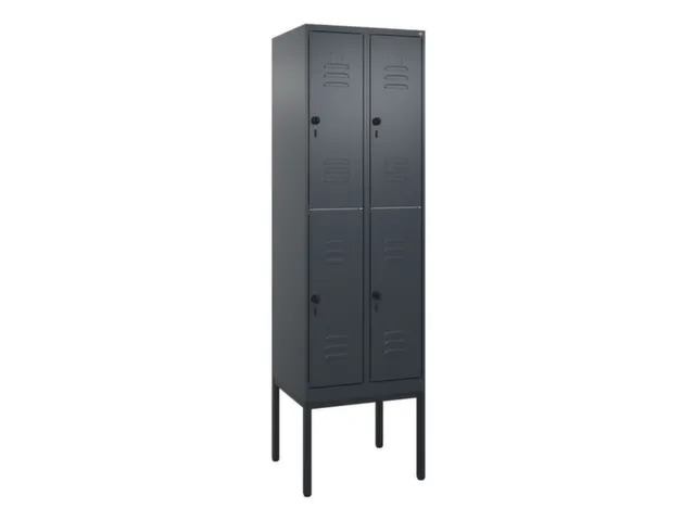 dubbeldekse locker,HxBxD 2120x600x500mm,2x2vak.,vak B 300mm