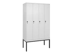 locker,HxBxD 2120x1200x500mm,4vak,vak B 300mm,draaigrendel