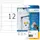 HERMA 4574 Weervaste Folie-etiketten A4 97x42,3mm removable 240 stuks