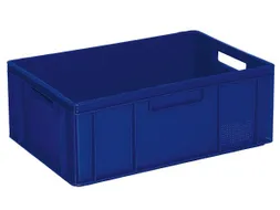 Euronorm Stapelkrat Pe 220x600x400mm 43liter Blauw