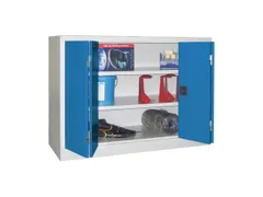 Ruime Vouwdeurkast 1000x1200x600mm 2legborden Ral7035 Front Ral5012