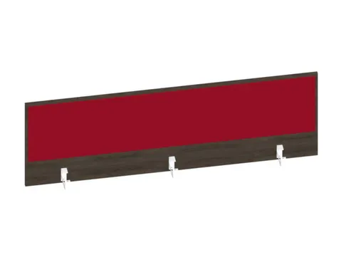 baliepaneel bureau aanbouw achter NV bruin hickory BN4011-rood 1600mm