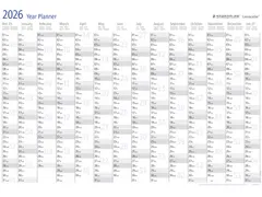 Jaarplanner 2027 Staedtler Lumocolor 84x60cm oprolbaar