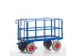 chariot à timon,force 1000kg,plateau Lxl 1530x730mm