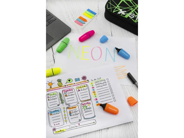 Marqueur de texte Eberhard Faber mini neon case 6 pcs