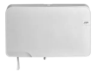 Toiletroldispenser QuartzLine Mini Duo Jumbo Wit - 1