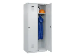 locker,HxBxD 1850x800x500mm,2vak,vak B 400mm,draaigrendel