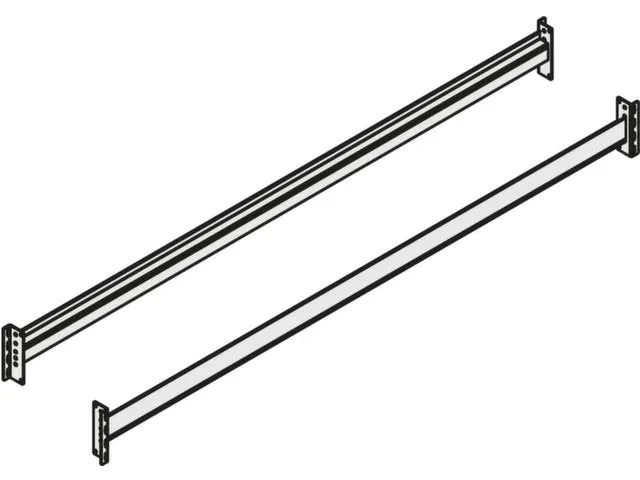 Lengtetraversen,v. breedvakstelling,B 1350mm,vakl. 400kg,m. borgpen