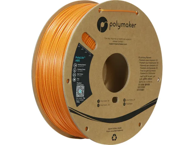 ABS Galaxy 1,75mm oranje 1kg PolyLite 3D Filament