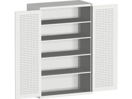 kast met sleufplaat,HxBxD 2000x1300x525mm,4xStalen bodem
