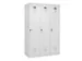 locker voor scheiding van kleding,HxBxD 1850x1200x500mm,3vak