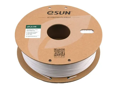 eSUN 3D printer Filament ePLA+HS 1,75mm Koud Wit 1kg