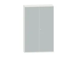 Kantoorkast 1920x1200x430mm Romp Wit Decor Front Lichtgrijs