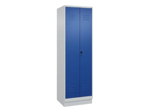 armoire vestiaire noir et blanc HxlxP 1950x600x500mm 2compart.