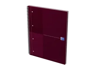 Spiraalblok Oxford International Notebook A4+ lijn Rood - 3