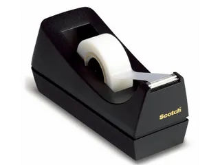 Plakbandhouder Scotch C38 verzwaard zwart - 1