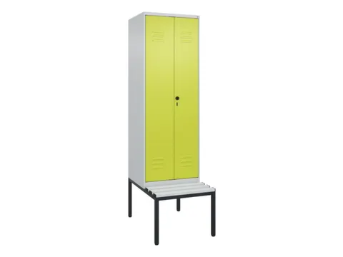 locker voor scheiding van kleding,HxBxD 2120x600x815mm,2vak