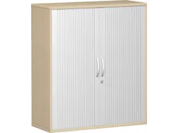jaloeziedeurkast,HxBxD 1150x1000x430mm,2xhouten vloer,decor romp noten