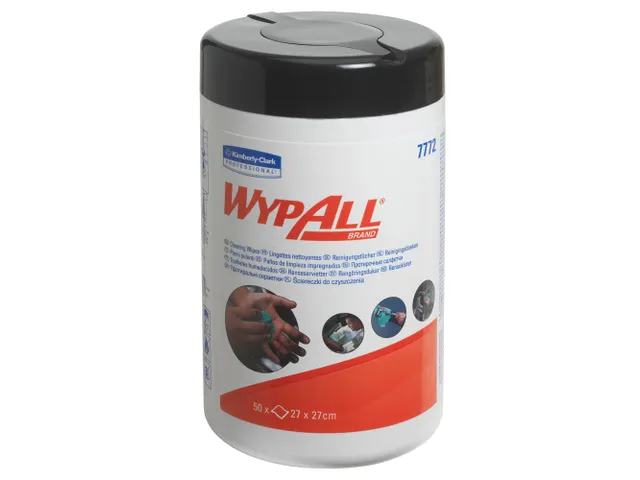 Reinigingsdoek WypAll 27x27cm 50vel per bus groen 7772 Pallet