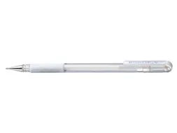 Gelschrijver Pentel K118 wit 0.4mm