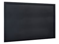 Krijtbord Securit wand 60x80cm zwart hout