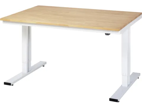 Werkbank elektrisch hoogte verstelbaar 720-1120x1500x1000mm beukblad