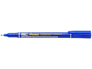 Pentel NF450-C Permanente marker Extra Fijne punt 1,2mm Blauw - 5